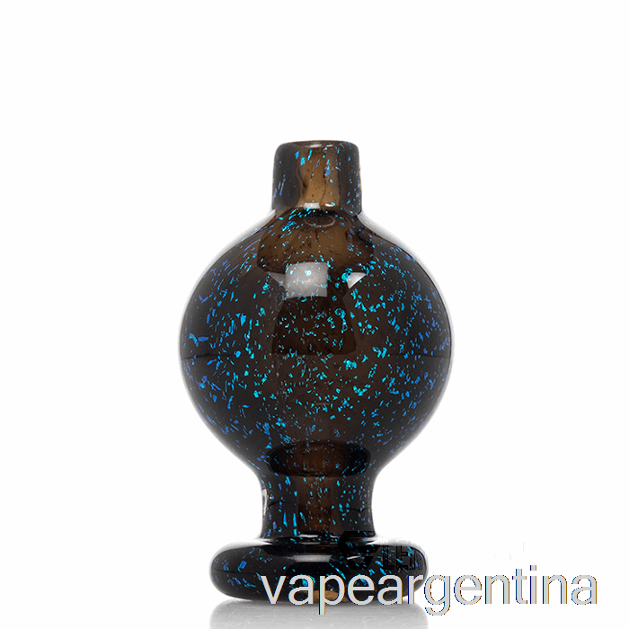 Cheech Glass Full Dichro Bubble Carb Cap Azul Dichro Vape Descartable
